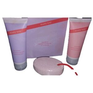 Mary Kay Pedicure Set 174094 ~ Foot Scrub * Foot Mask & Pumice Stone ~ Full Size